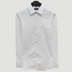 camisa blanca estructura lisa marca colletti cl sico 144081 219861 1