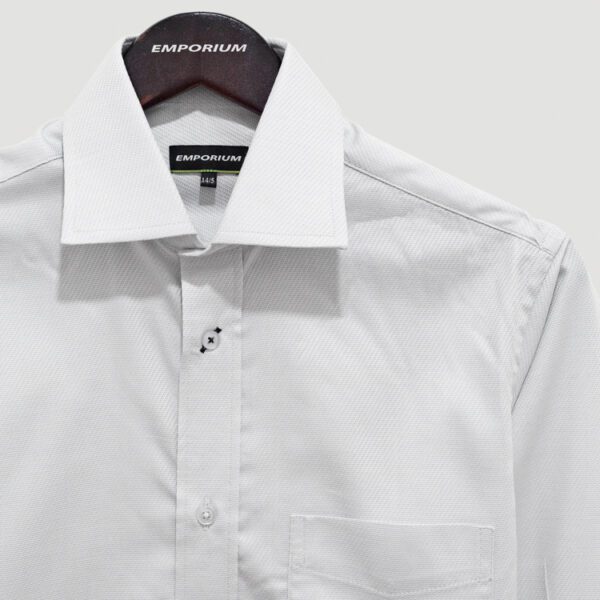 camisa blanca estructura plana marca emporium slim 141023 BLANCO 2