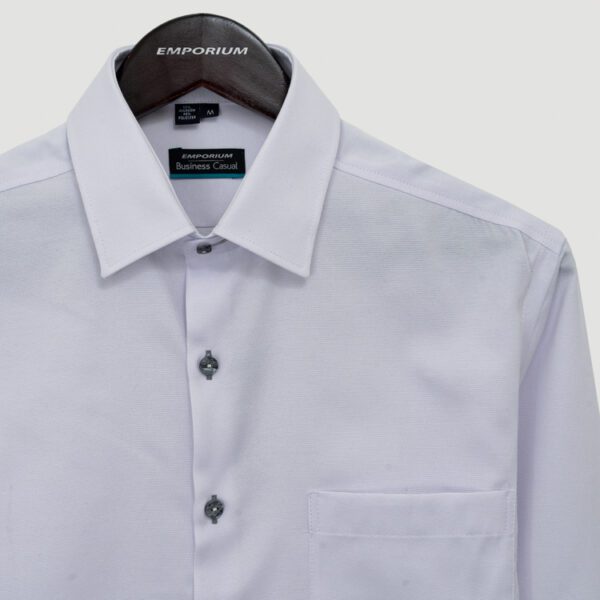camisa blanco estructura labrada marca bcasual cl sico 150441 261041 2