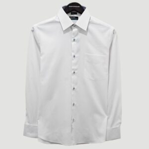 camisa blanco estructura labrada marca colletti cl sico 142045 204422 1