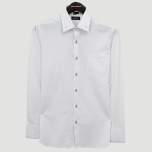 camisa blanco estructura labrada marca colletti cl sico 148736 261048 1