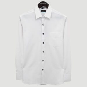 camisa blanco estructura labrada marca colletti cl sico 148746 261047 1