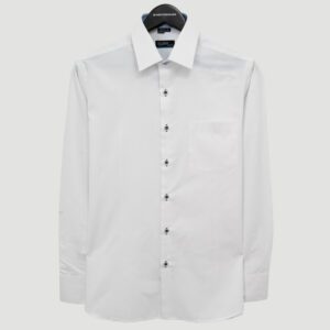 camisa blanco estructura labrada marca colletti cl sico 148755 261049 1