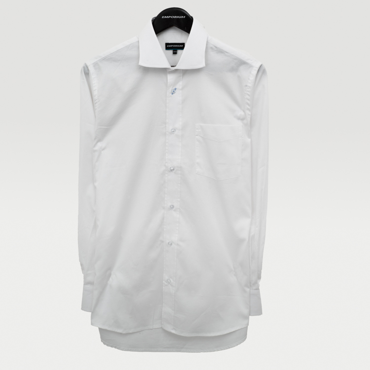 camisa blanco estructura labrada marca emporium cl sico 156270 BLANCO 1