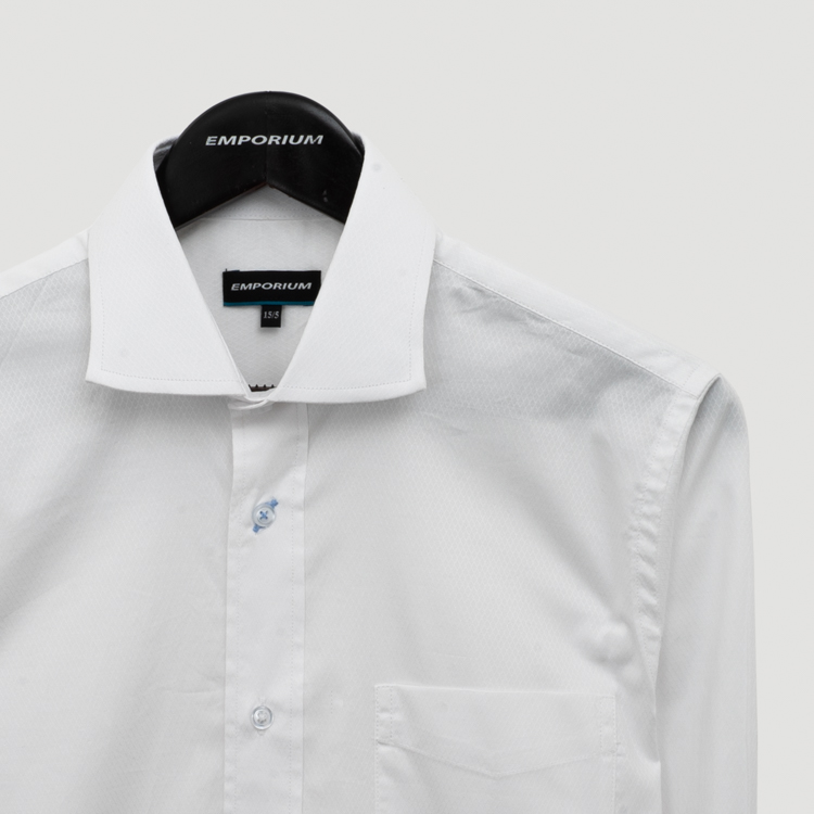 camisa blanco estructura labrada marca emporium cl sico 156270 BLANCO 2