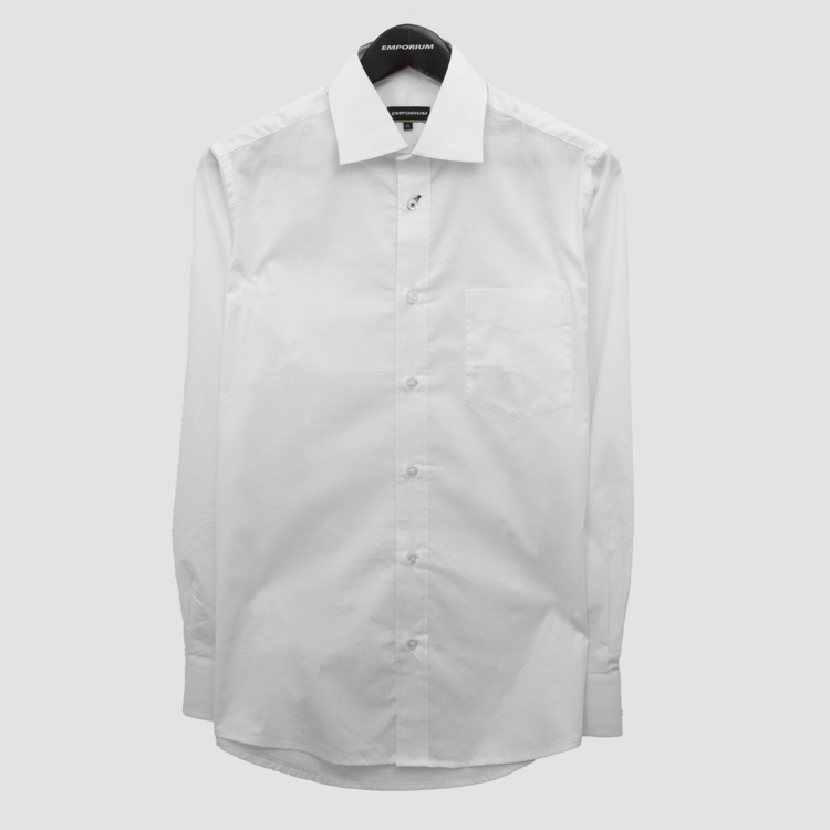 camisa blanco estructura labrada marca emporium slim 156306 BLANCO 1