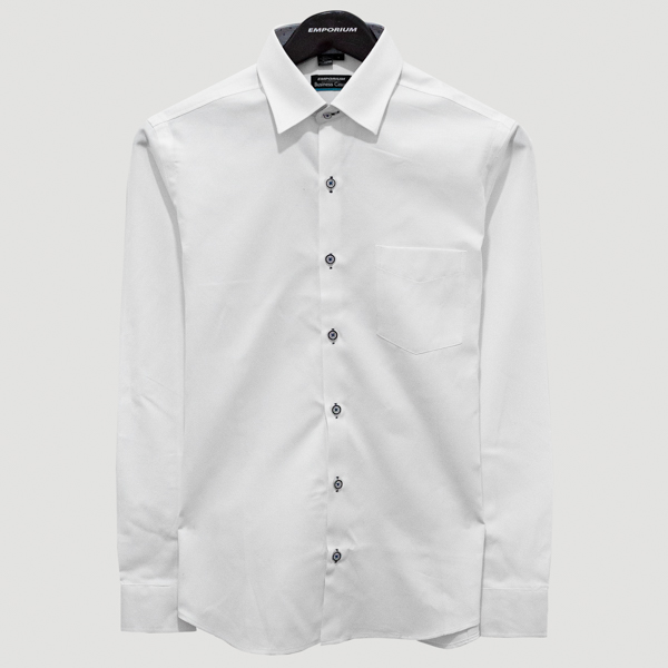 camisa blanco estructura plana marca business casual cl sico 142090 204413 1