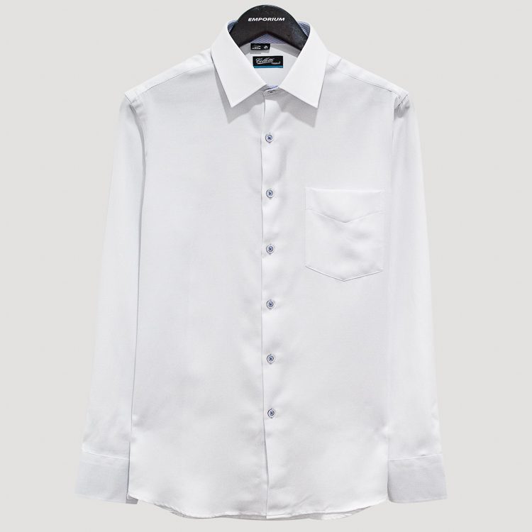 Camisa blanco estilo plano marca Colletti clásico | 129889