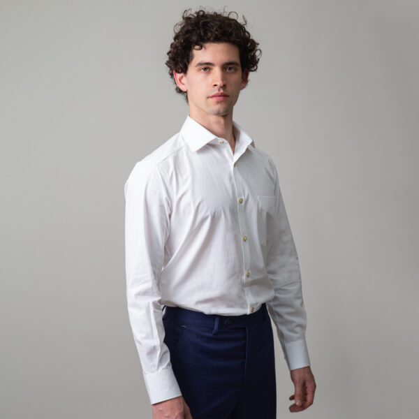camisa blanco estructura plana marca colletti cl sico 149217 BLANCO 1