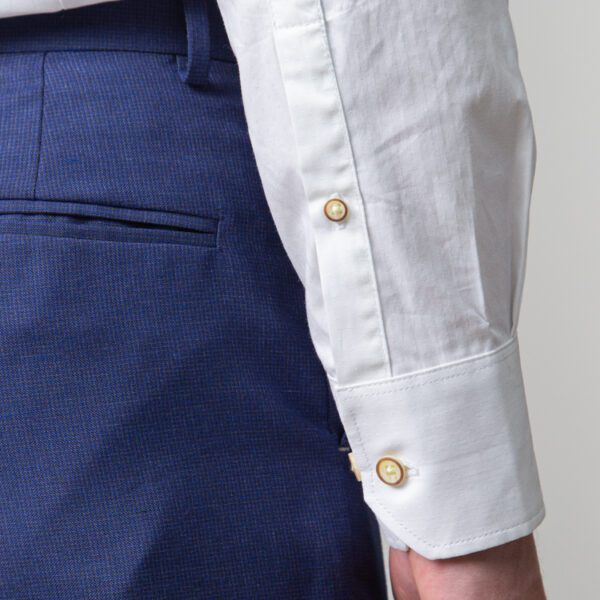 camisa blanco estructura plana marca colletti cl sico 149217 BLANCO 4