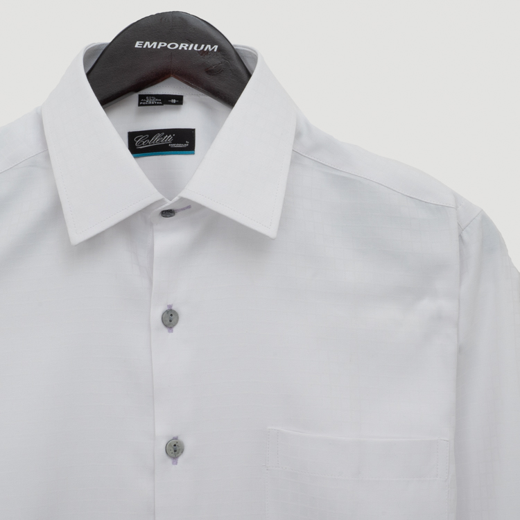 camisa blanco estructura plana marca colletti cl sico 151182 BLANCO 2
