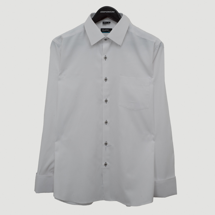 camisa blanco estructura plana marca colletti cl sico 151191 345350 1