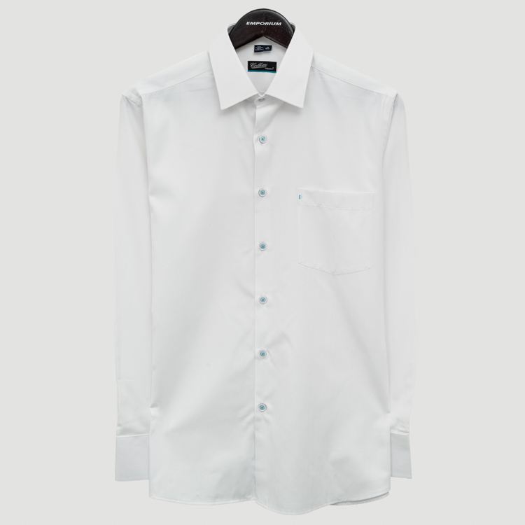 camisa blanco estructura plana marca colletti cl sico 155423 327796 1