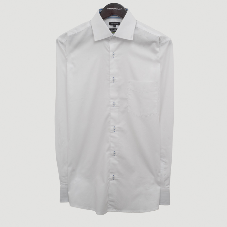 camisa blanco estructura plana marca colletti slim 158753 BLANCO 1
