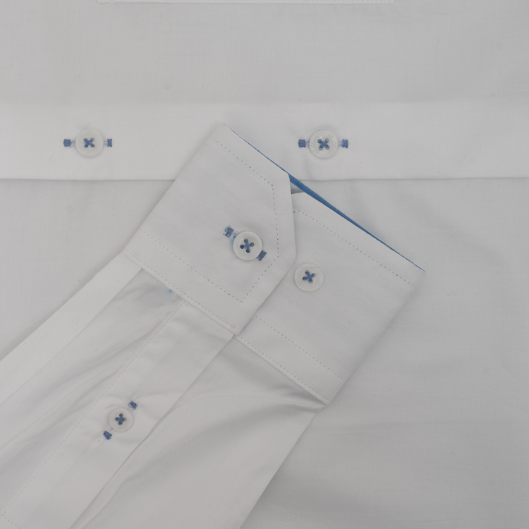 camisa blanco estructura plana marca colletti slim 158753 BLANCO 3