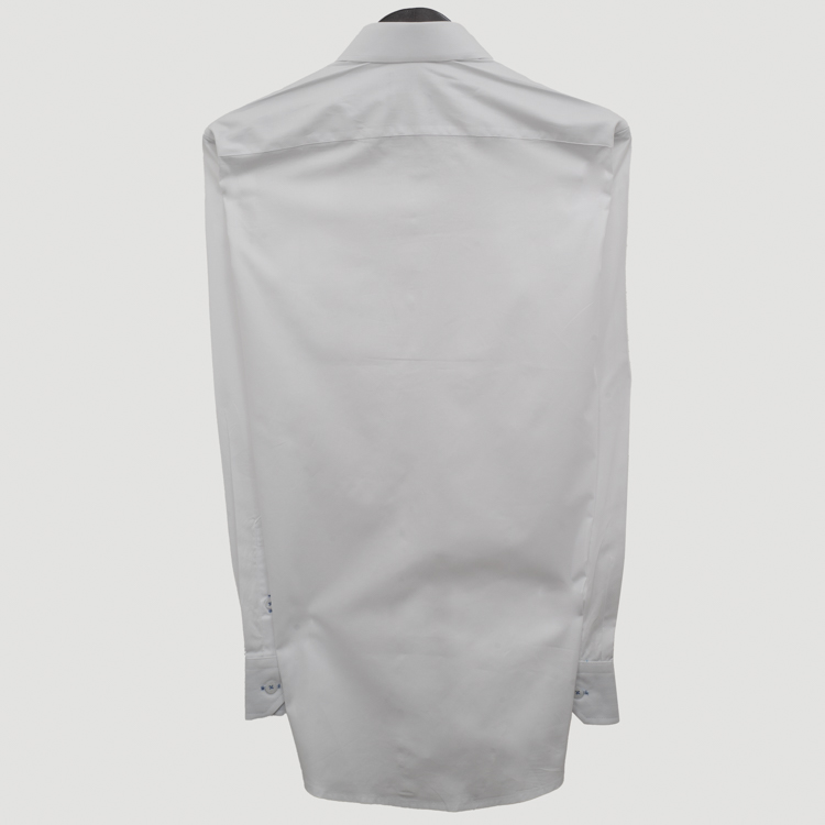 camisa blanco estructura plana marca colletti slim 158753 BLANCO 4