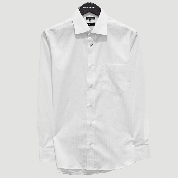 camisa blanco estructura plana marca emporium slim 141011 BLANCO 1