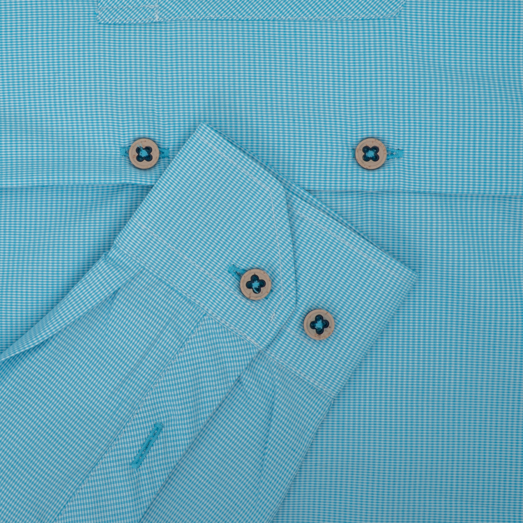 camisa casual aqua estructura plana marca business casual cl sico 155530 AQUA 3