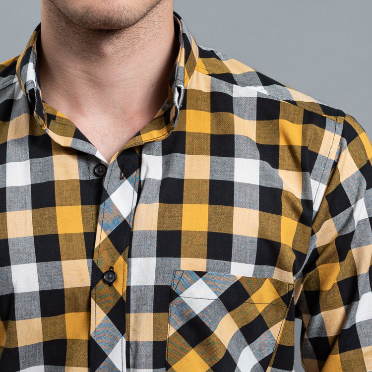 camisa casual caf estructura plana marca emporium slim 157577 CAFE 2