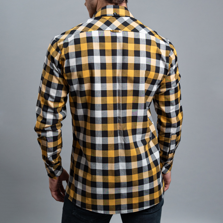 camisa casual caf estructura plana marca emporium slim 157577 CAFE 4