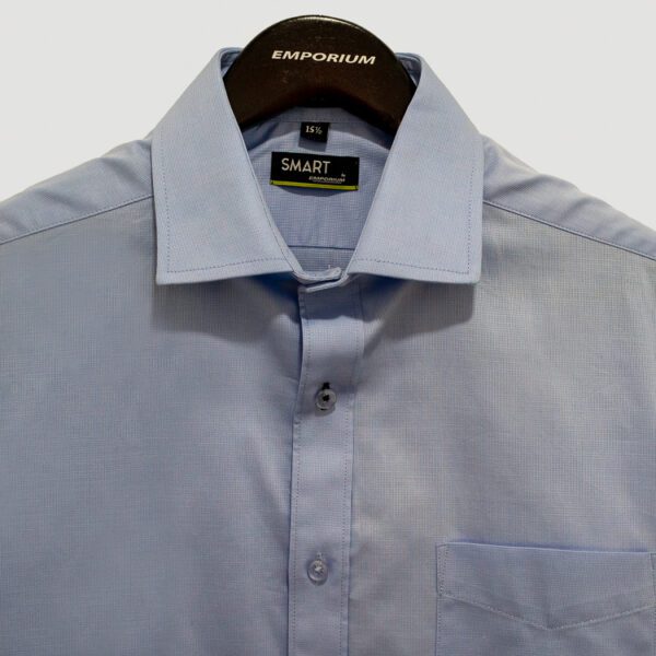 camisa celeste diseno plano con lineas marca smart slim 138591 195051 3