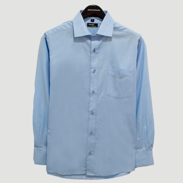 camisa celeste diseno plano marca smart slim 138573 CELESTE 1