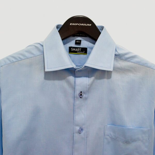 camisa celeste diseno plano marca smart slim 138573 CELESTE 3