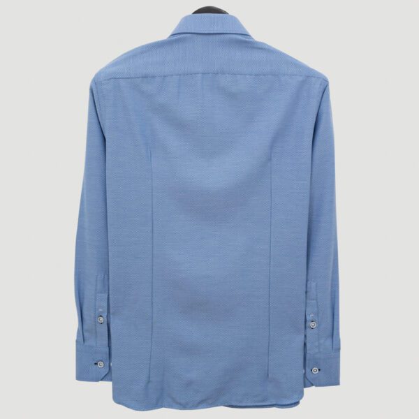 camisa celeste estructura labrada marca colletti cl sico 151011 CELESTE 3
