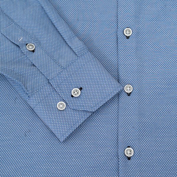 camisa celeste estructura labrada marca colletti cl sico 151011 CELESTE 4