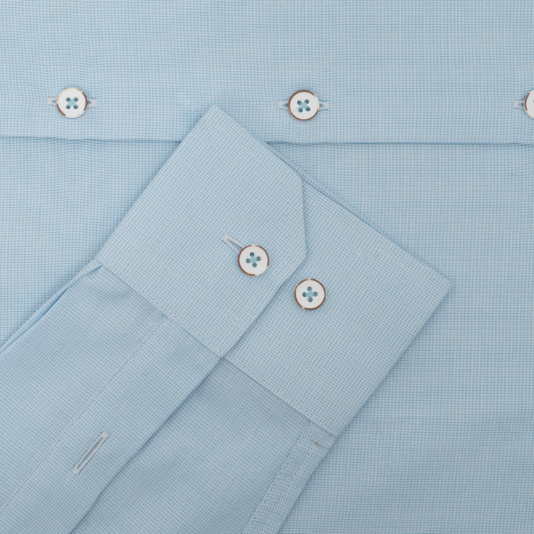 camisa celeste estructura labrada marca colletti cl sico 151218 CELESTE 3