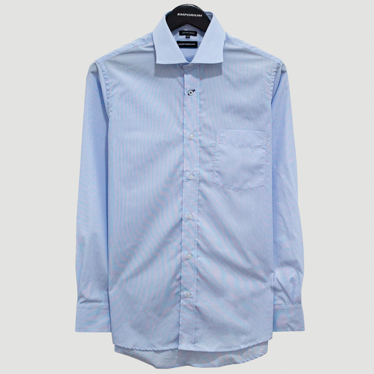 camisa celeste estructura plana marca emporium cl sico 141038 364857