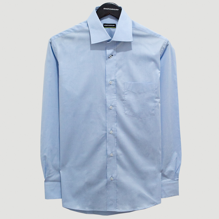 camisa celeste estructura plana marca emporium slim 141018 CELESTE 1