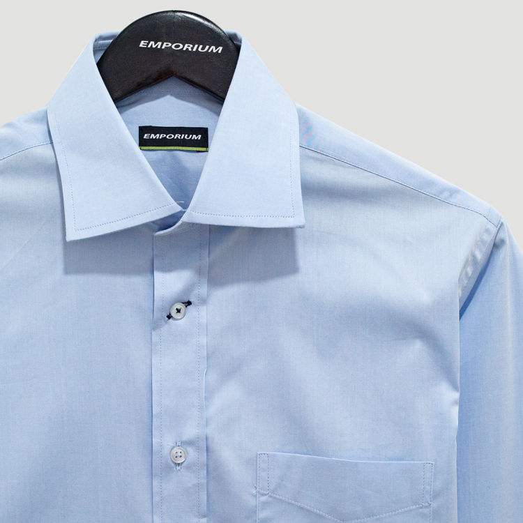 camisa celeste estructura plana marca emporium slim 141018 CELESTE 3