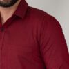 camisa corinto estructura plana lisa marca business casual slim 144162 CORINTO 2