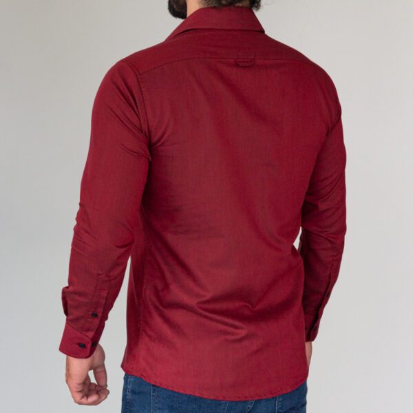 camisa corinto estructura plana lisa marca business casual slim 144162 CORINTO 3