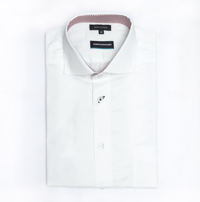 Camisa blanca con diseño Labrada marca Emporium Clásica | 117569