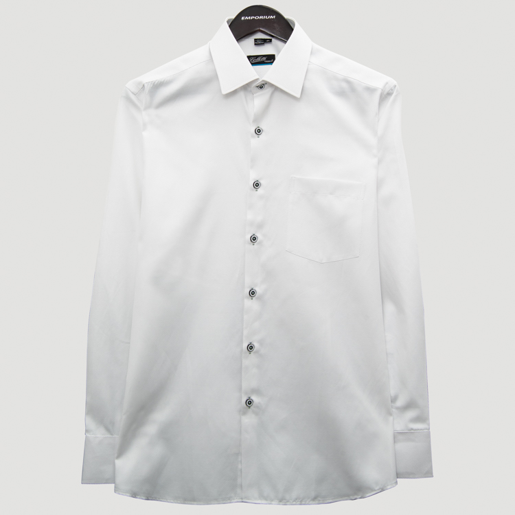 camisa formal blanco estructura labrada marca colletti cl sico 160832 BLANCO 1
