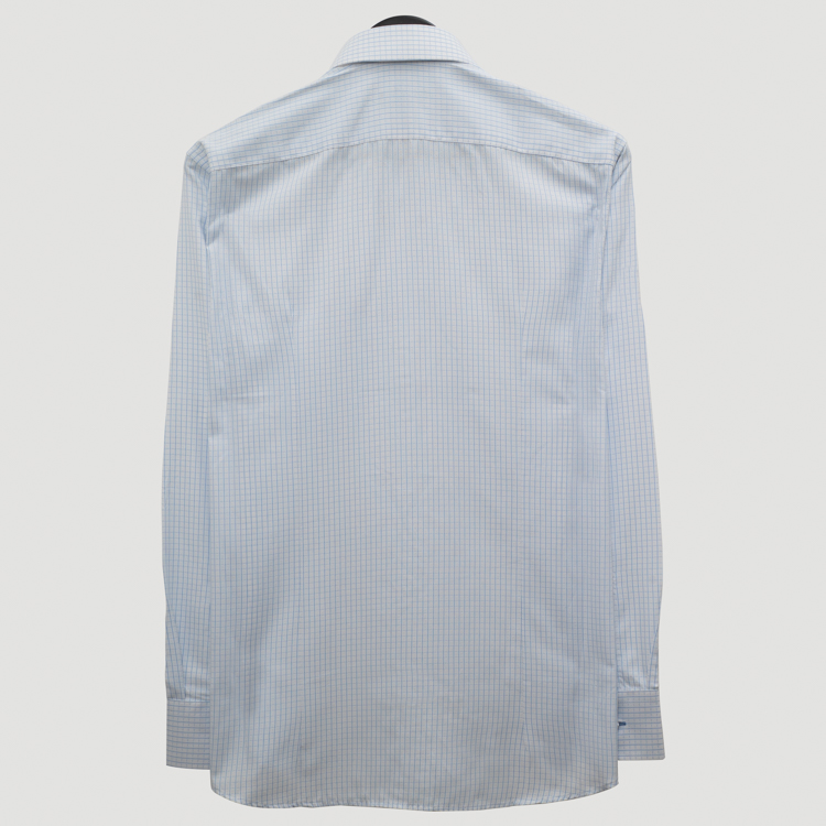 camisa formal celeste estructura labrada marca colletti cl sico 160854 CELESTE 4