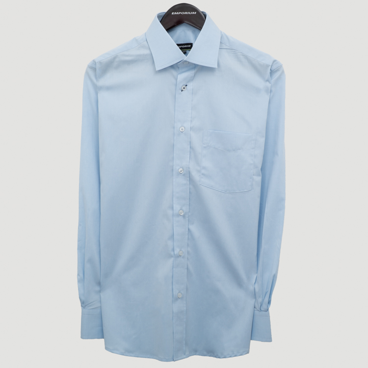 camisa formal celeste estructura plana marca emporium slim 160442 CELESTE 1