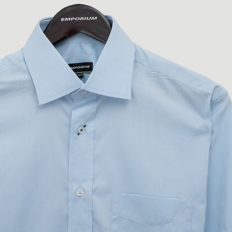 camisa formal celeste estructura plana marca emporium slim 160442 CELESTE 2