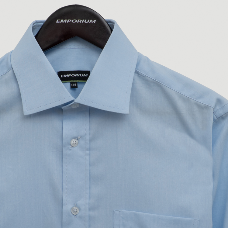 camisa formal celeste estructura plana marca emporium slim 160477 CELESTE 2