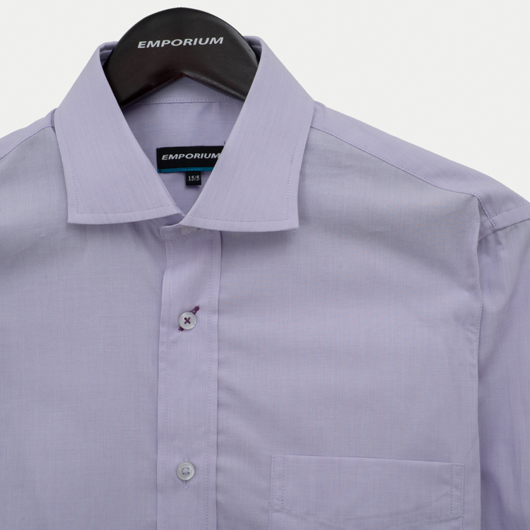 camisa formal lila estructura plana marca emporium slim 160486 LILA 2