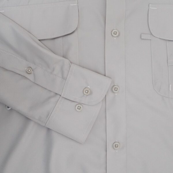 camisa gris estructura labrada marca bcasual cl sico 155030 GRIS 4