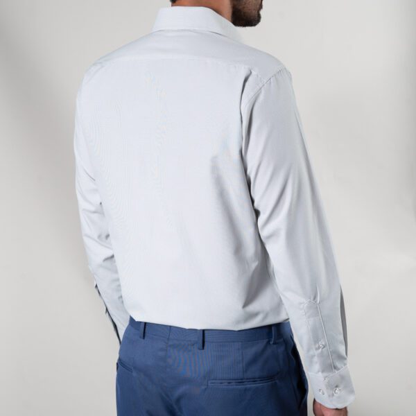 camisa gris estructura labrada marca smart slim 150499 270520 3