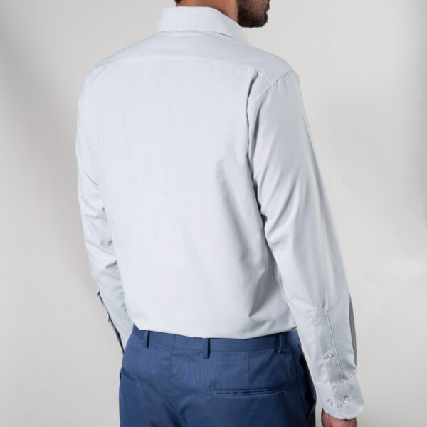 camisa gris estructura labrada marca smart slim 150499 GRIS 3