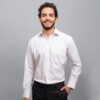 camisa hueso estructura plana marca smart slim 152546 HUESO 1