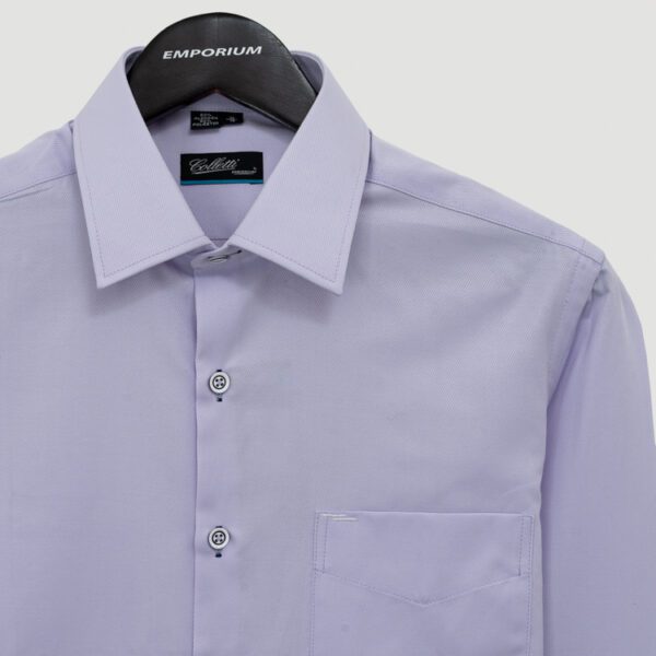 camisa lila estructura labrada marca colletti cl sico 148772 261045 2