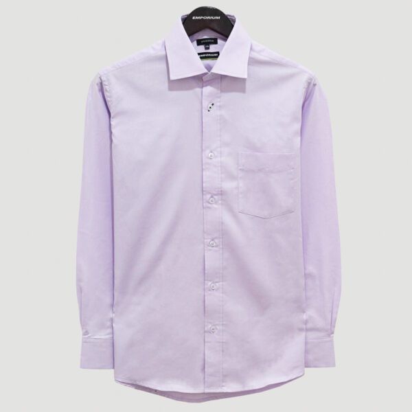 camisa lila estructura plana marca emporium slim 140503 199979 1