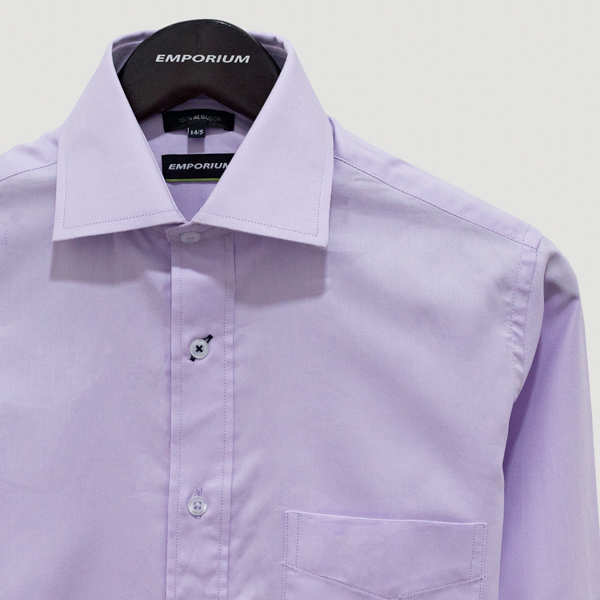 camisa lila estructura plana marca emporium slim 140503 LILA 2