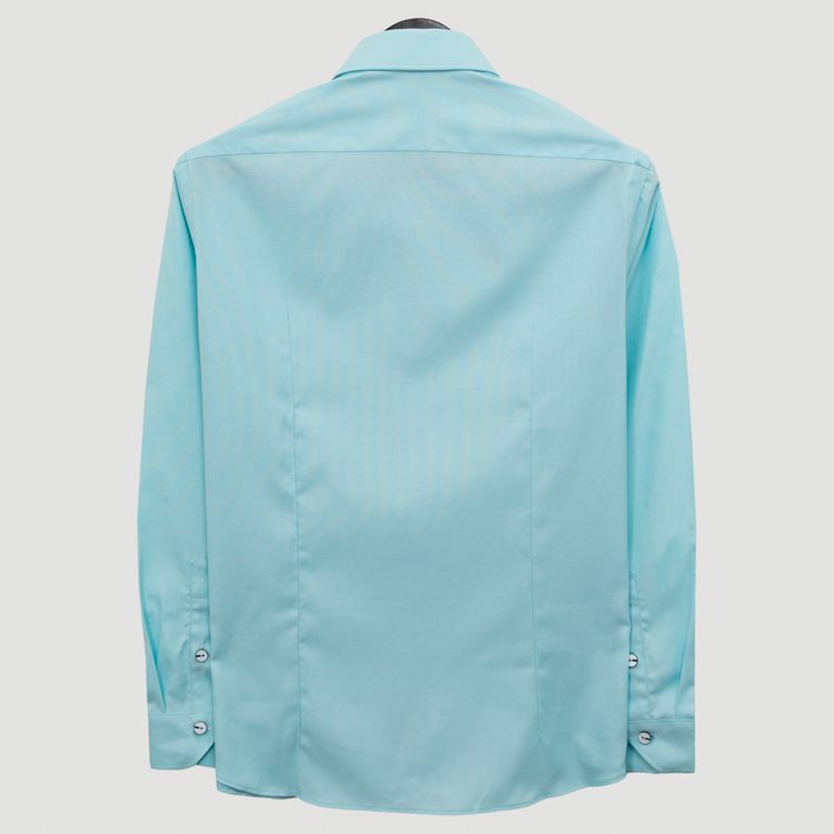 camisa menta estructura labrada marca bcasual cl sico 151234 MENTA